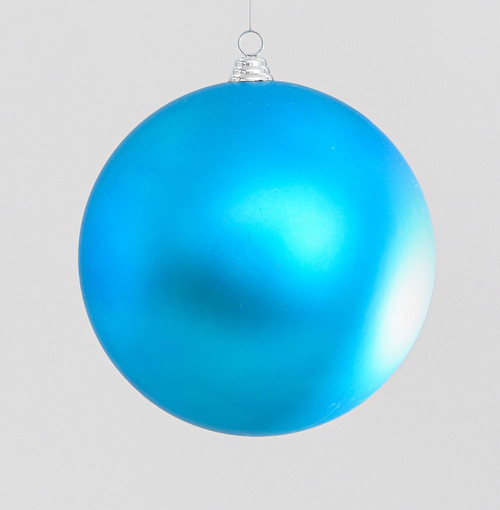 30cm Matt Xmas Ball Aqua