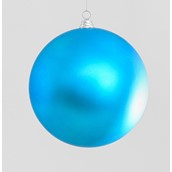 30cm Matt Xmas Ball Aqua