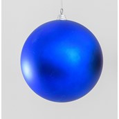 30cm Matt Xmas Ball Blue