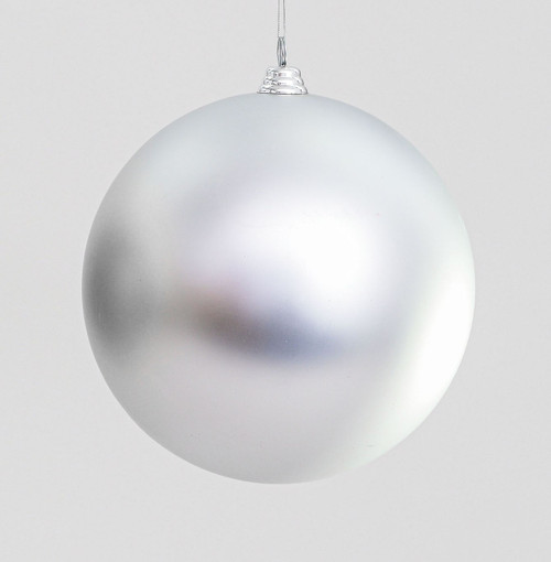 30cm Matt Xmas Ball Silver