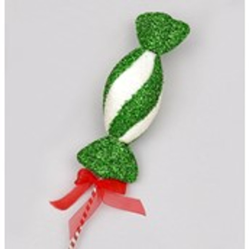82cm Large Candy w/Ribbon Green