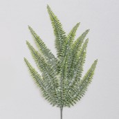 64cm Frosted Fern Spray