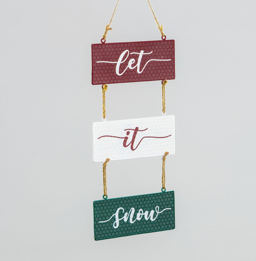 63cm Let It Snow Door Hanger