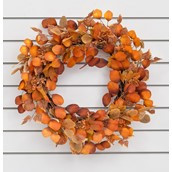 60cm Mixed Leaf Autumn Wreath