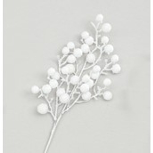 64cm Flock Ball Spray White