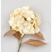 64cm Glitter Hydrangea Spray Crm