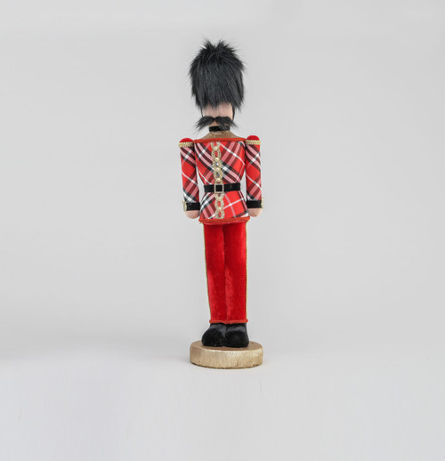 78cm Fabric Tartan Soldier Orn.