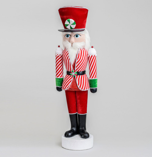 148cm Fabric Candy Cane Nutcracker