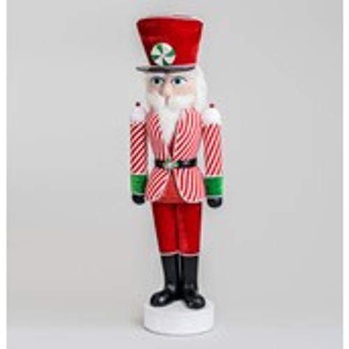 148cm Fabric Candy Cane Nutcracker