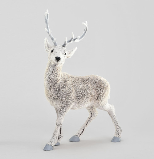 63cm Frosted Reindeer Ornament