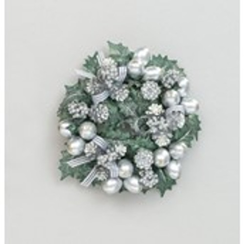 3" Berry/Cone/Holly C/R Silver