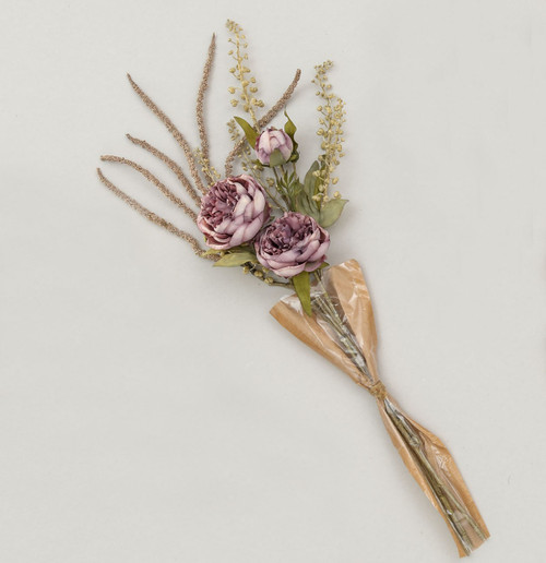 61cm Peony Bouquet wrapped