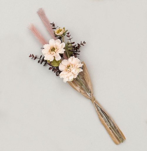 56cm Zinnia Bouquet wrapped