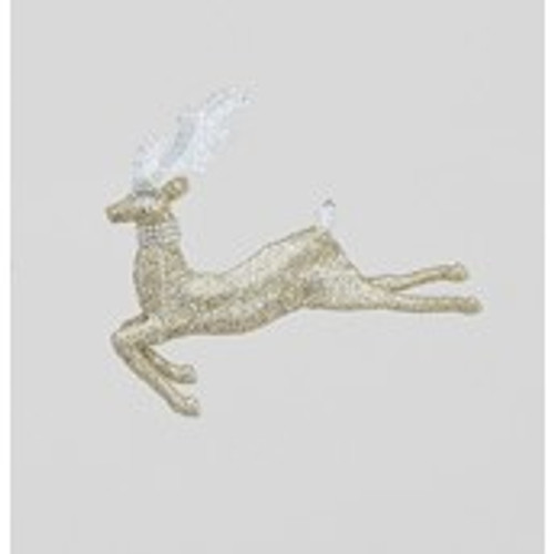 15cm Glitter Reindeer Leaping Cham