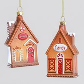 12cm Gingerbread House Dec 2Ass