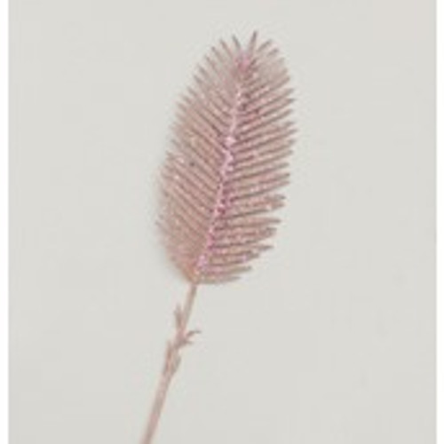85cm Glitter Fern w/Sequin Rose Go