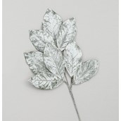 82cm Snow Magnolia Leaf Spray