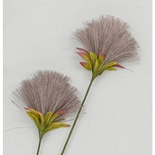 72cm PomPom Spray Lavender