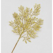 66cm Glitter Leaf Spray Gold