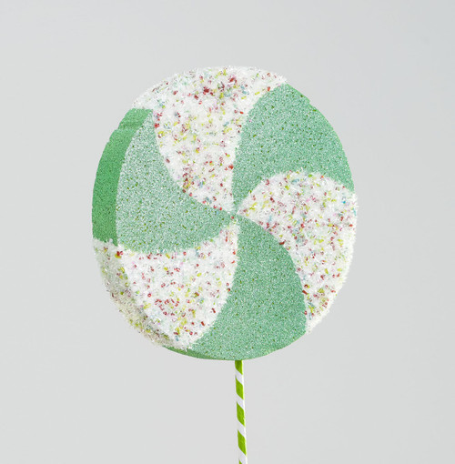 72cm Candy Swirl Stem Lt Green