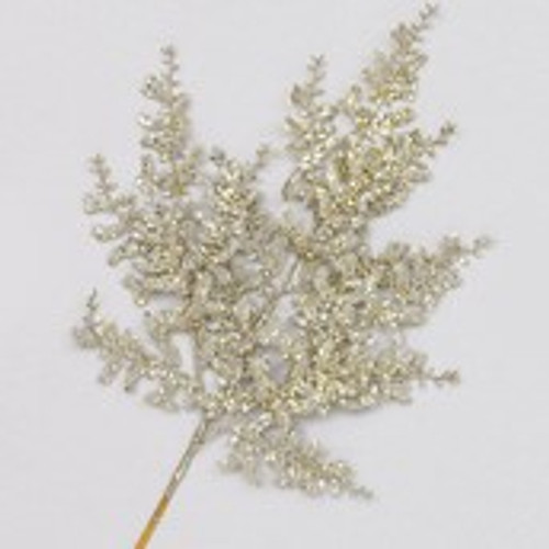 66cm Glitter Cypress Spray Chmp