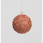 80mm Glitter Sequin Ball Copper