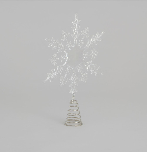 40cm Acrylic Snowflake Tree Top