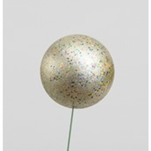 120mm Glitter Ball Decoration Cham