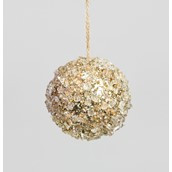 80mm Coral Ball Champagne