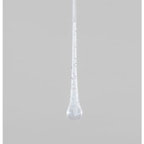 20cm Frosted Icicle w/Bead Clear