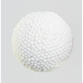 14cm Ice Cluster Ball Dec White