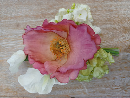 Poppy/Sweetpea Bouquet Mauve
