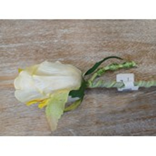 25cm Rosebud Yellow