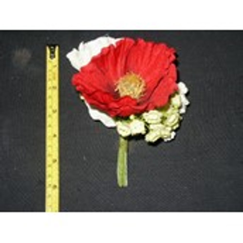 Poppy/Sweetpea Bouquet Red