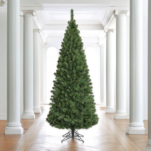 10' Slim Glacier Pine Artificial Christmas Tree