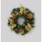 3" Glitter Star/Cone C/R Gold