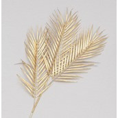 94cm Palm Spray x3 Gold