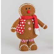 38cm Gingerbread Boy w/Scarf