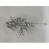 82Cm Leaf Spray Silver