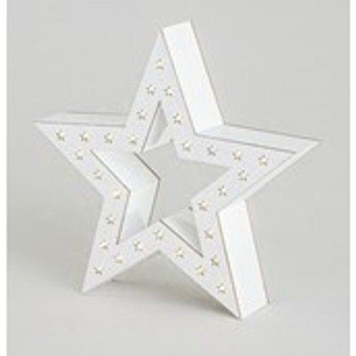 37cm Hollow Star Ornament LED