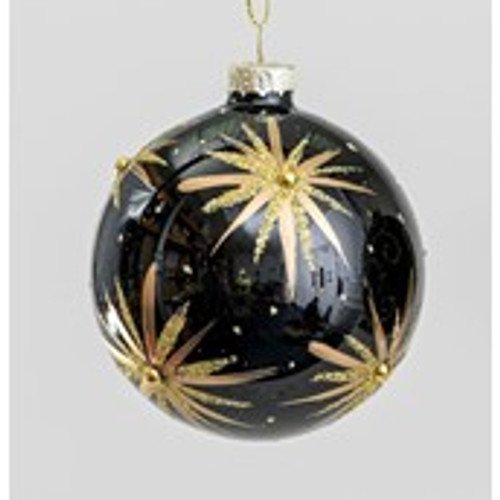 80mm Starburst Pattern Black/Gold