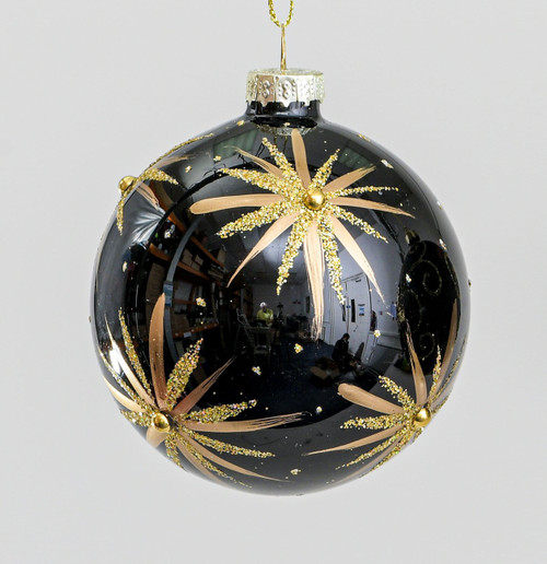 80mm Starburst Pattern Black/Gold
