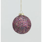 80mm Glass Multi Glitter Ball HP