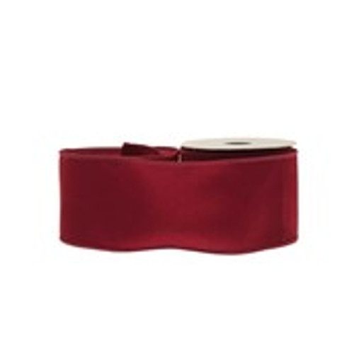63mm x 10yds Burgundy Velvet Ribbon (6/72) 63mm x 10yds Burgundy Velvet Ribbon (6/72)