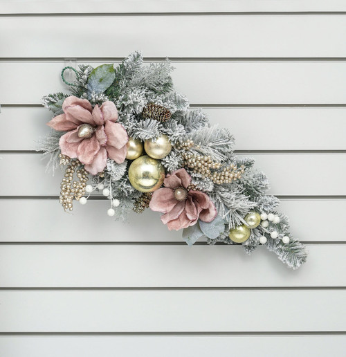 72cm Rose Magnolia Door Hanger