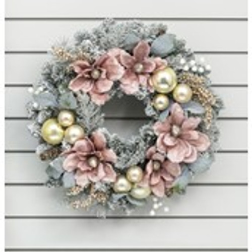 60cm Rose Magnolia Wreath