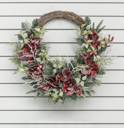 76cm Rattan Frost Magnolia Wrth