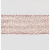 10Yx2.5" Glitter Mesh Ribbon Rose