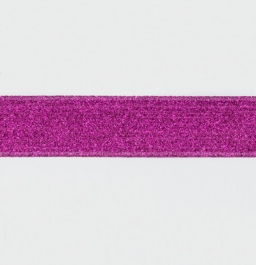 1.5"x10Y Glitter Ribbon Hot Pink