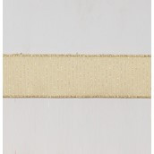2.5"x10Y Stripe Ribbon Gold